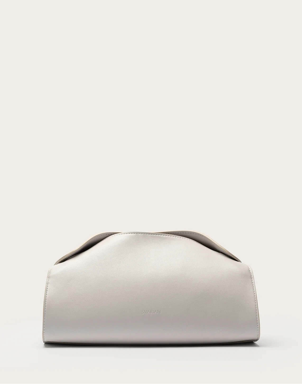 Alma Clutch Stone Cream