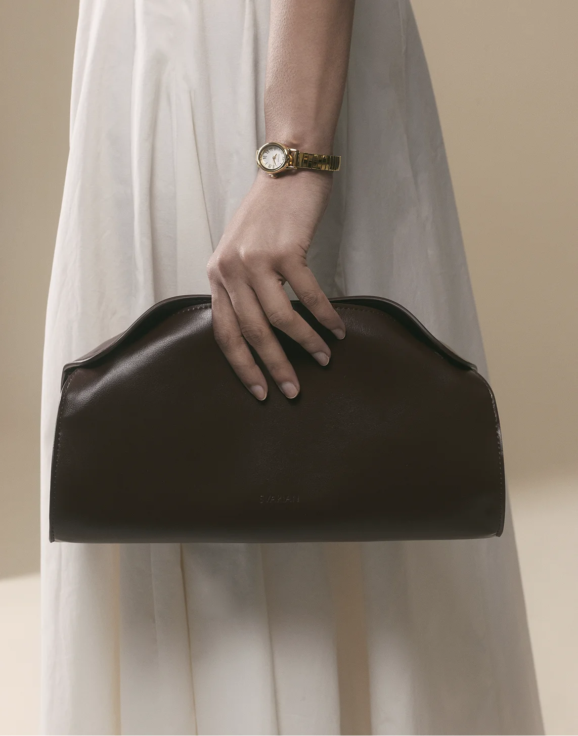 Alma Clutch Cocoa